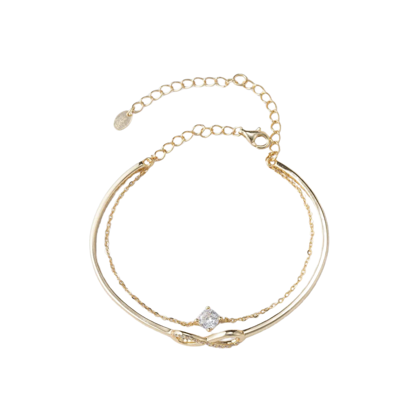 Elegantes Armband aus 925er Silber mit Unendlichkeits-Symbol