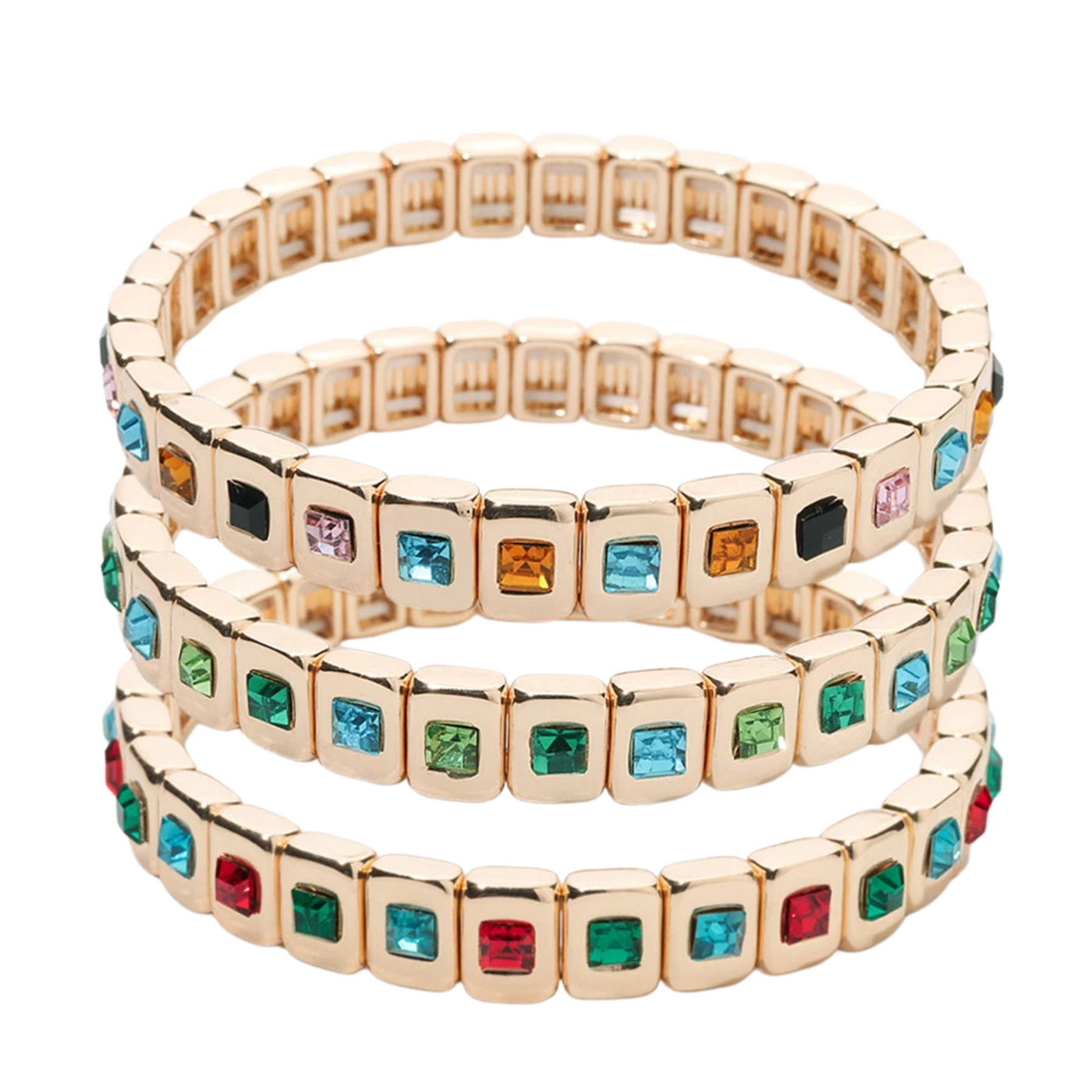 Eleganz trifft auf modernen Stil – Elastischer Armreif mit Zirkonia