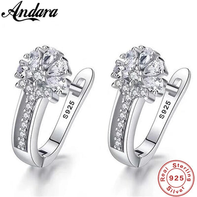 Blütenzauber 925 Silber-Ohrringe