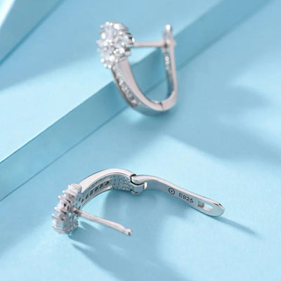 Blütenzauber 925 Silber-Ohrringe