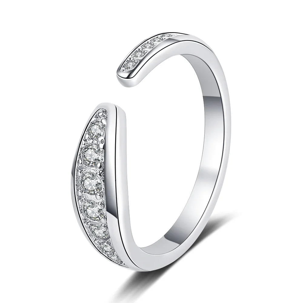 925 Sterling Silber Verlobungsring – Funkelnde Eleganz für besondere Momente