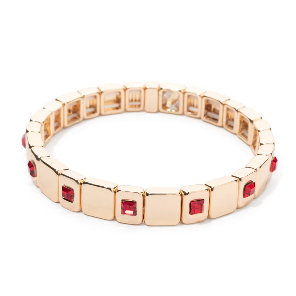 Eleganz trifft auf modernen Stil – Elastischer Armreif mit Zirkonia