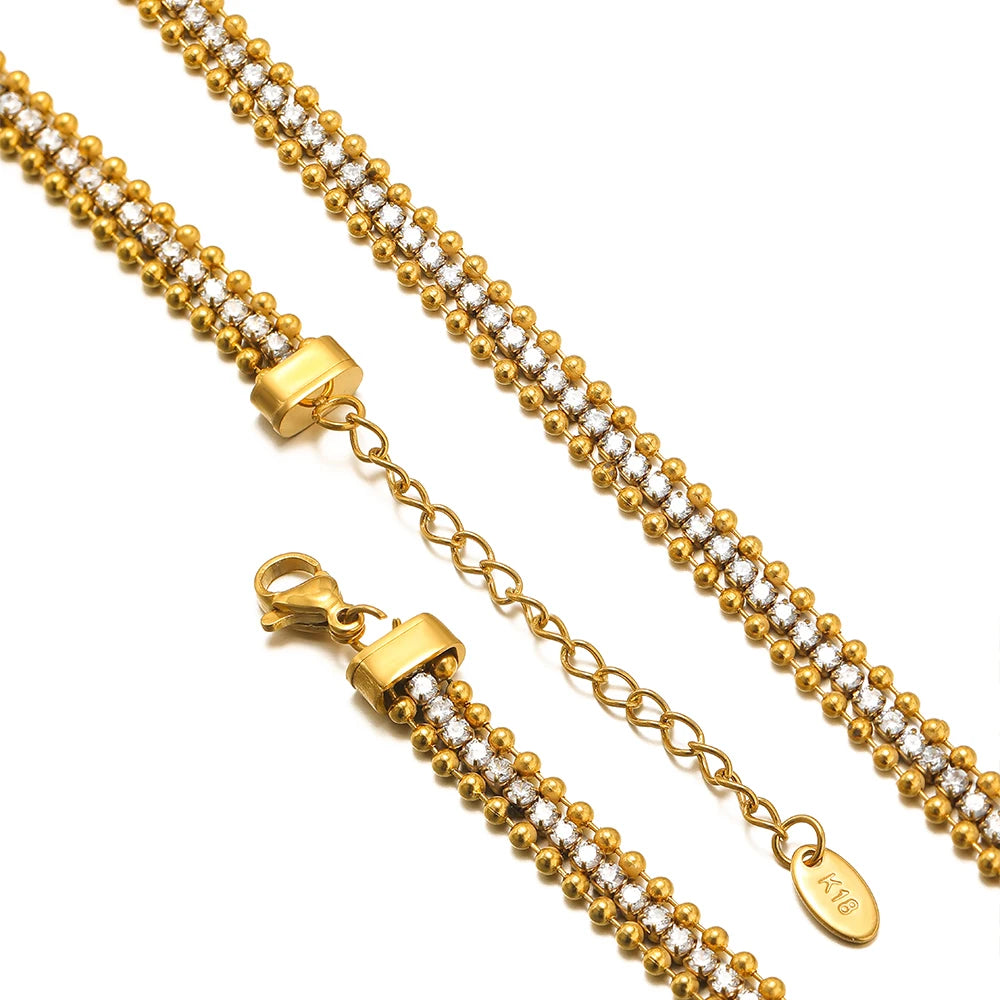 Radiant Charm – Elegantes Armband mit Glaskristallen