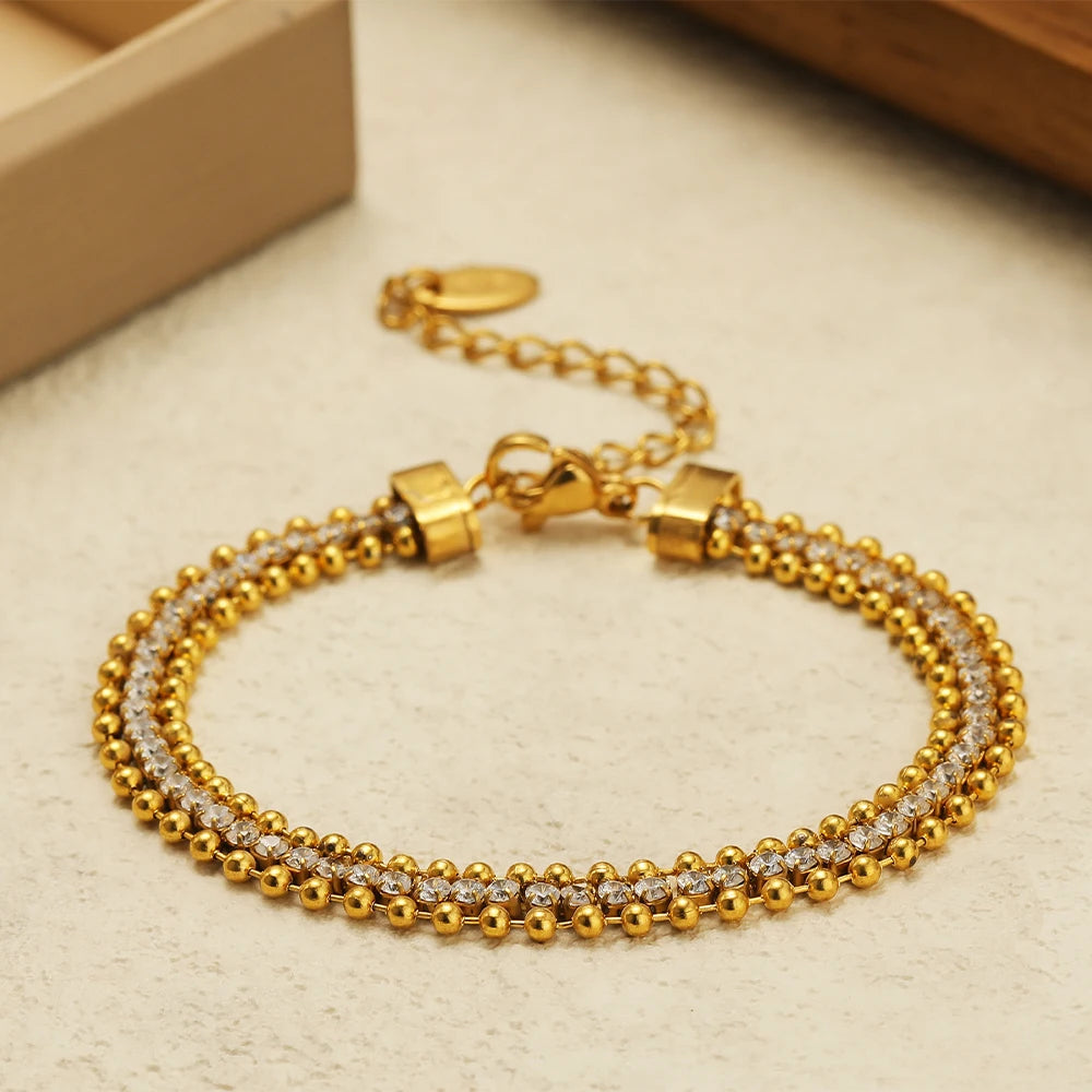 Radiant Charm – Elegantes Armband mit Glaskristallen