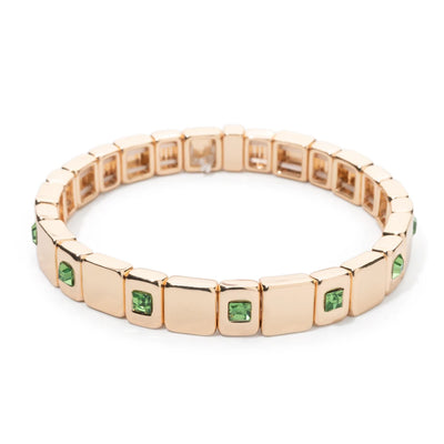 Eleganz trifft auf modernen Stil – Elastischer Armreif mit Zirkonia