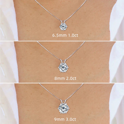 Eternal Glow Moissanite-Anhänger