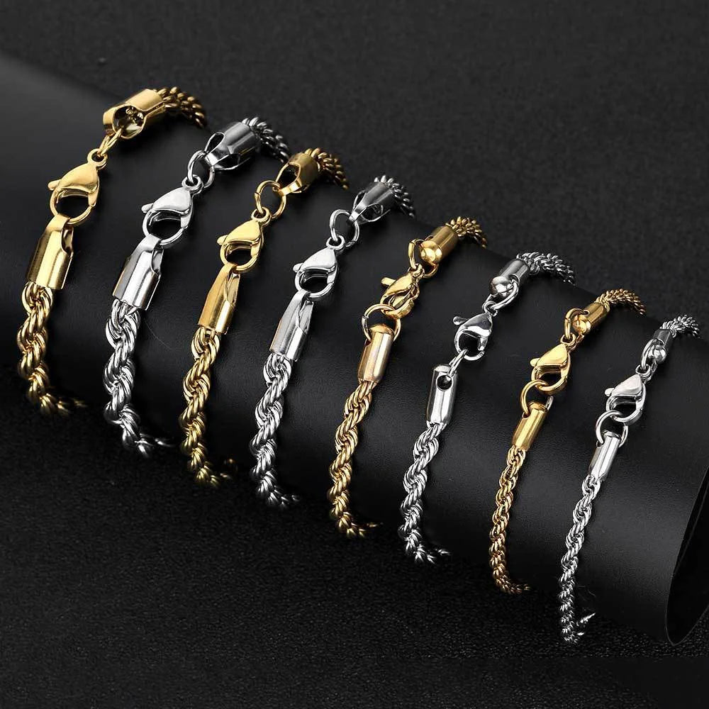 Klassisches geflochtenes Armband in Gold