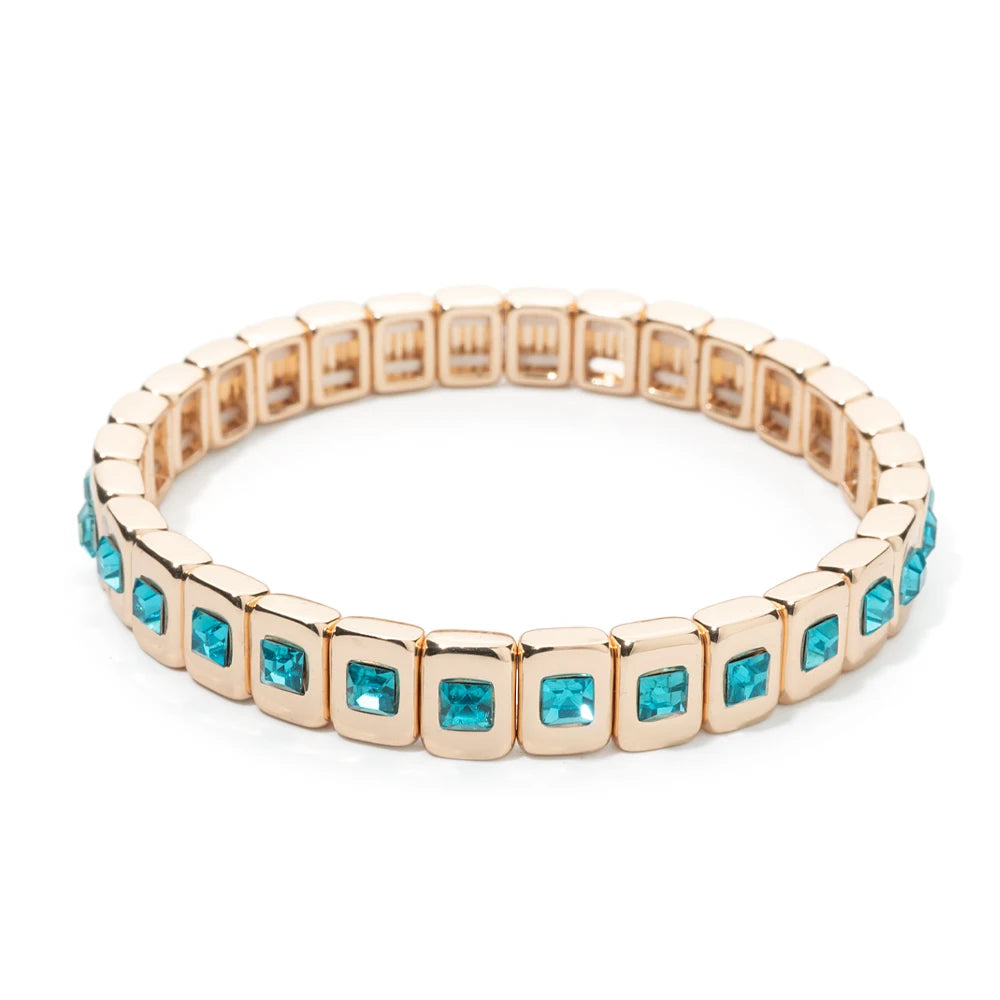 Eleganz trifft auf modernen Stil – Elastischer Armreif mit Zirkonia