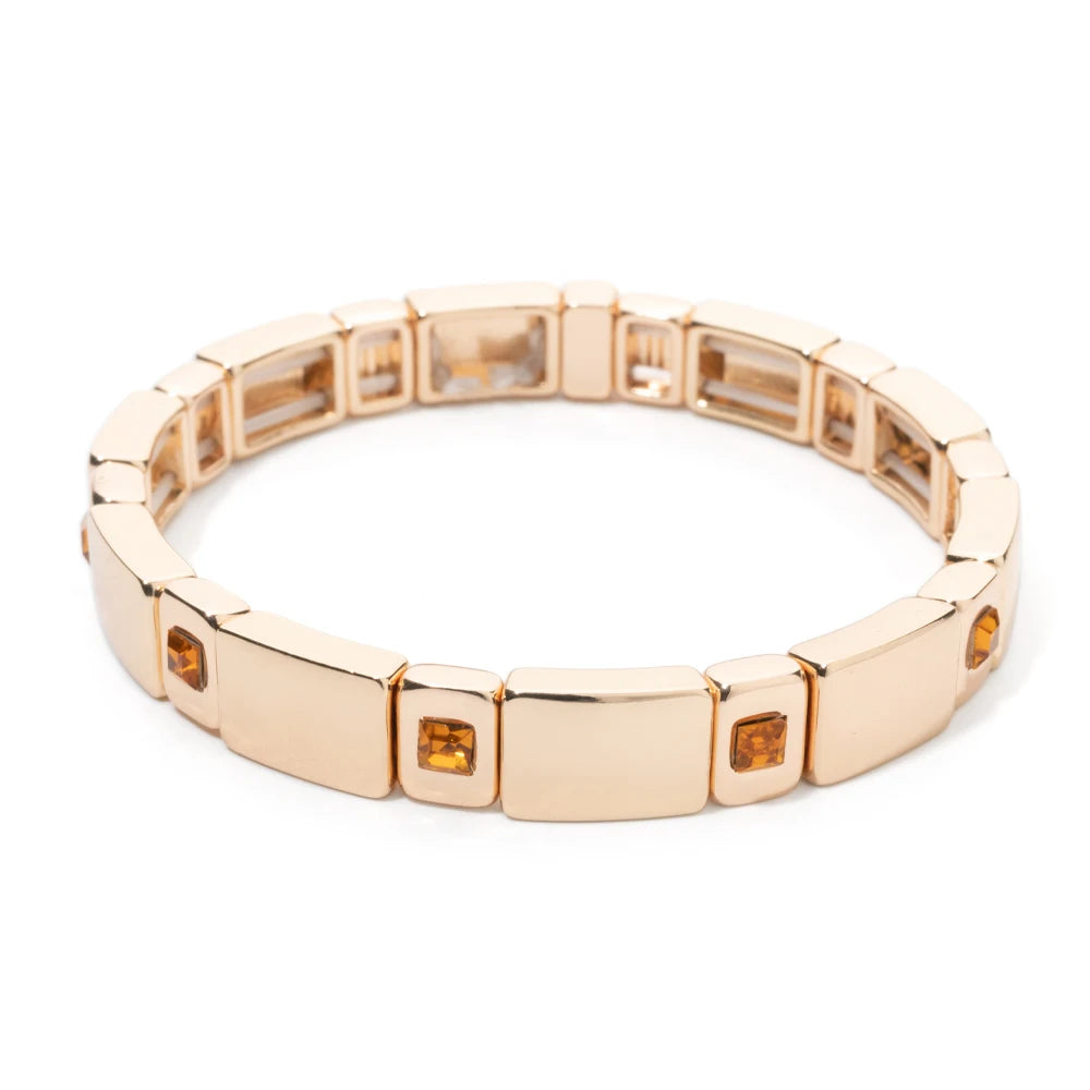 Eleganz trifft auf modernen Stil – Elastischer Armreif mit Zirkonia