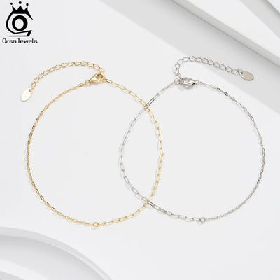 Elegante Silber-Fußkette für Damen – Perfekt für jeden Anlass