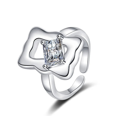 925 Sterling Silber Verlobungsring – Funkelnde Eleganz für besondere Momente