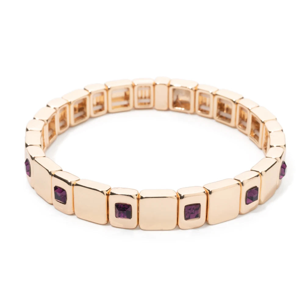 Eleganz trifft auf modernen Stil – Elastischer Armreif mit Zirkonia