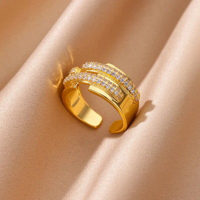 Goldene Ringe mit Zirkonia – Strahlende Eleganz für jeden Anlass