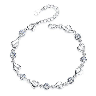 Zeitlose Eleganz: 925er Silber-Armband mit Zirkonia