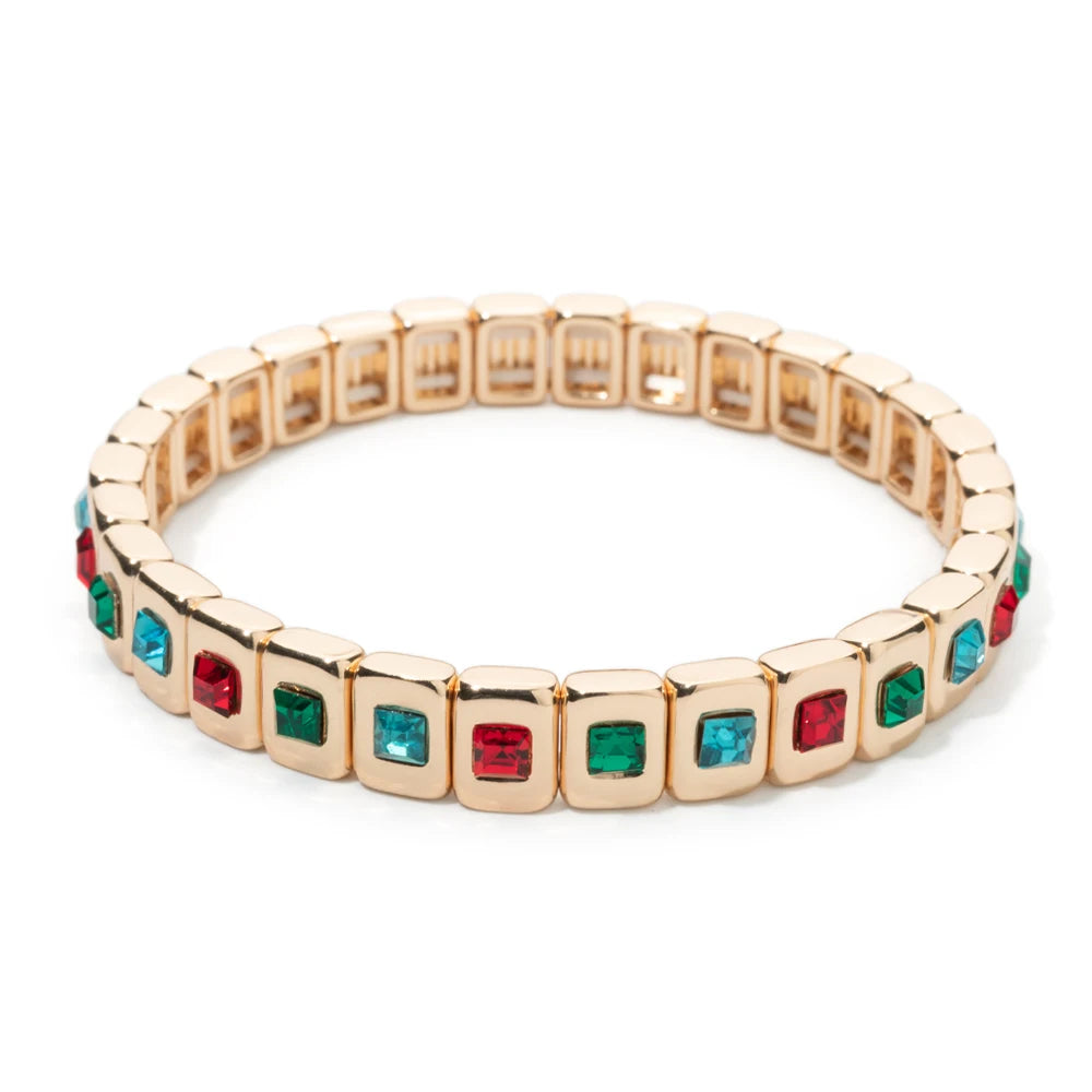 Eleganz trifft auf modernen Stil – Elastischer Armreif mit Zirkonia