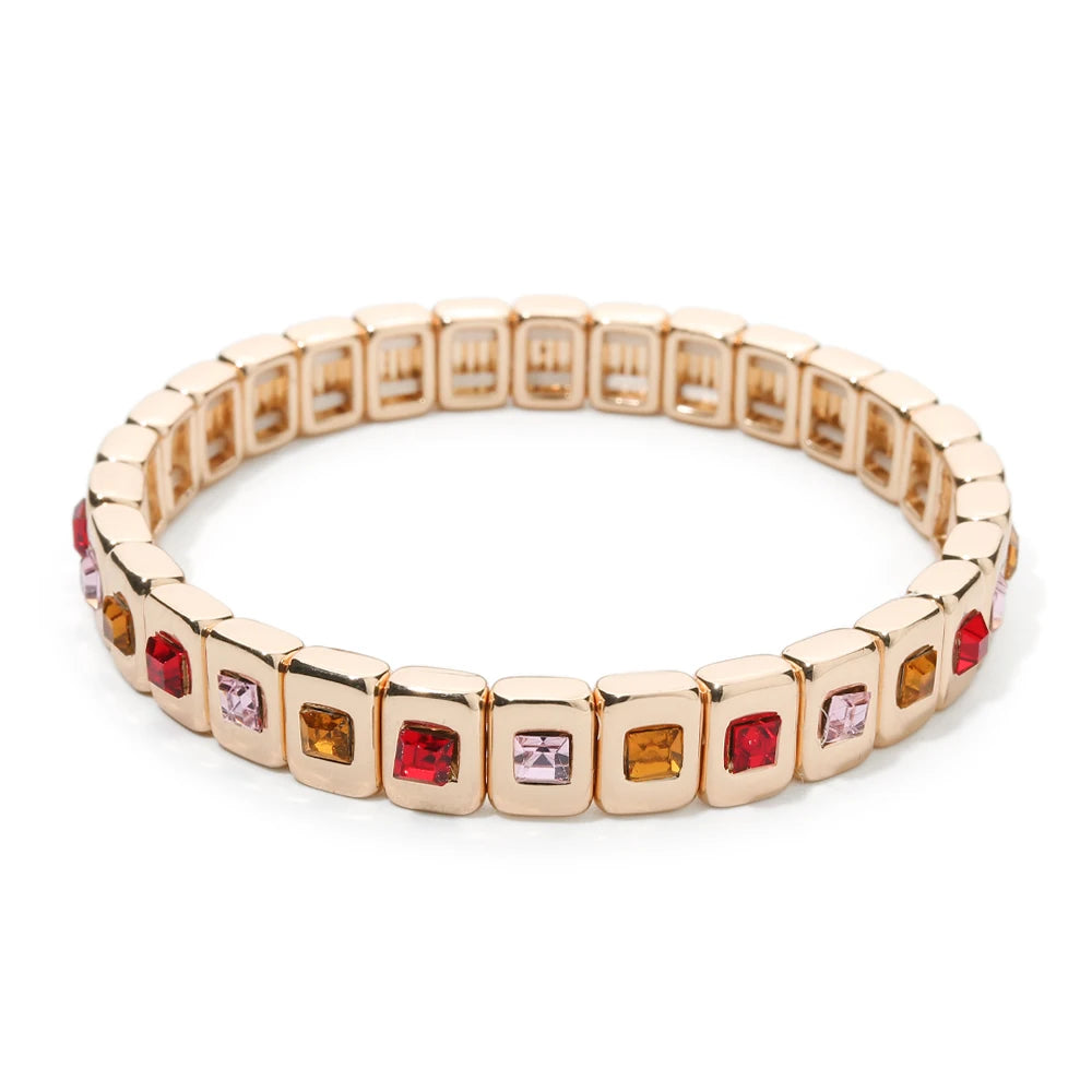 Eleganz trifft auf modernen Stil – Elastischer Armreif mit Zirkonia