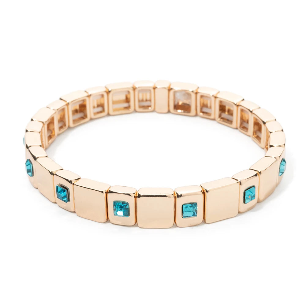 Eleganz trifft auf modernen Stil – Elastischer Armreif mit Zirkonia