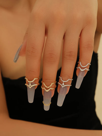 Eleganter Verstellbarer Damenring – Romantisches Design für stilvolle Akzente