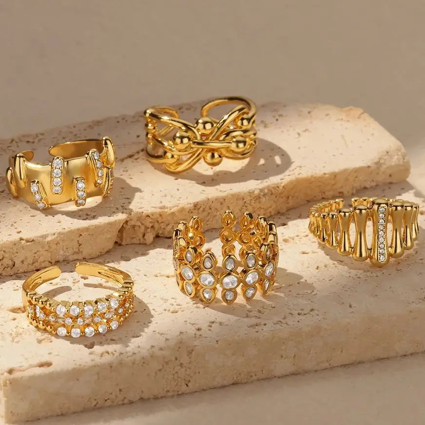 Goldene Ringe mit Zirkonia – Strahlende Eleganz für jeden Anlass