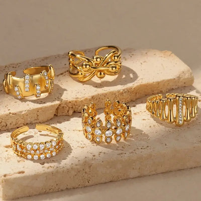 Goldene Ringe mit Zirkonia – Strahlende Eleganz für jeden Anlass