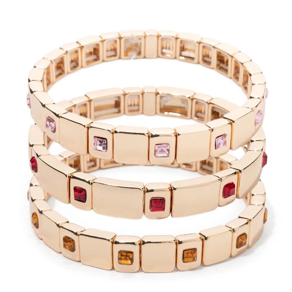 Eleganz trifft auf modernen Stil – Elastischer Armreif mit Zirkonia