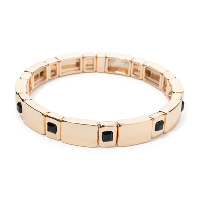 Eleganz trifft auf modernen Stil – Elastischer Armreif mit Zirkonia