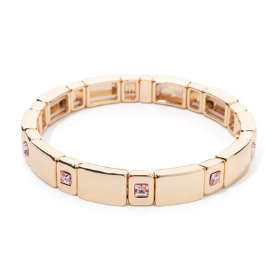 Eleganz trifft auf modernen Stil – Elastischer Armreif mit Zirkonia