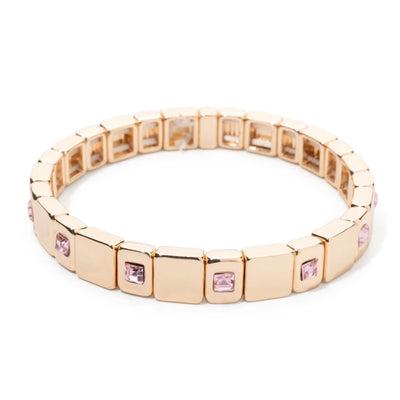 Eleganz trifft auf modernen Stil – Elastischer Armreif mit Zirkonia