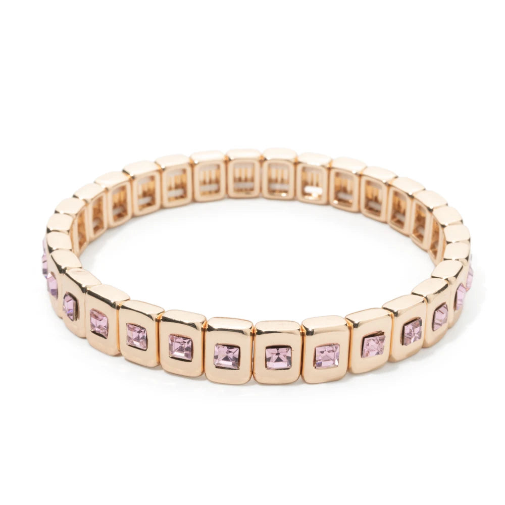 Eleganz trifft auf modernen Stil – Elastischer Armreif mit Zirkonia