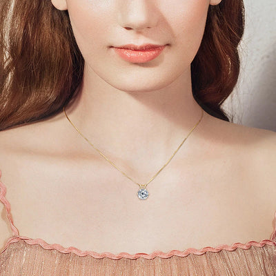 Eternal Glow Moissanite-Anhänger