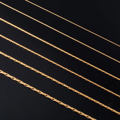 Hochwertige Goldketten – Verschiedene Längen für deinen Look