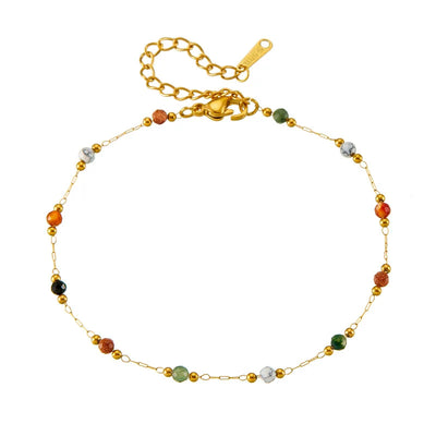 Zartes Armband mit bunten Perlen – Eleganz für jeden Anlass