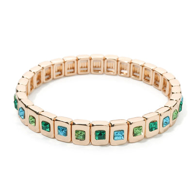 Eleganz trifft auf modernen Stil – Elastischer Armreif mit Zirkonia