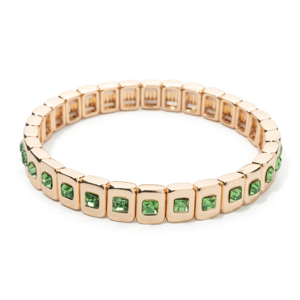 Eleganz trifft auf modernen Stil – Elastischer Armreif mit Zirkonia