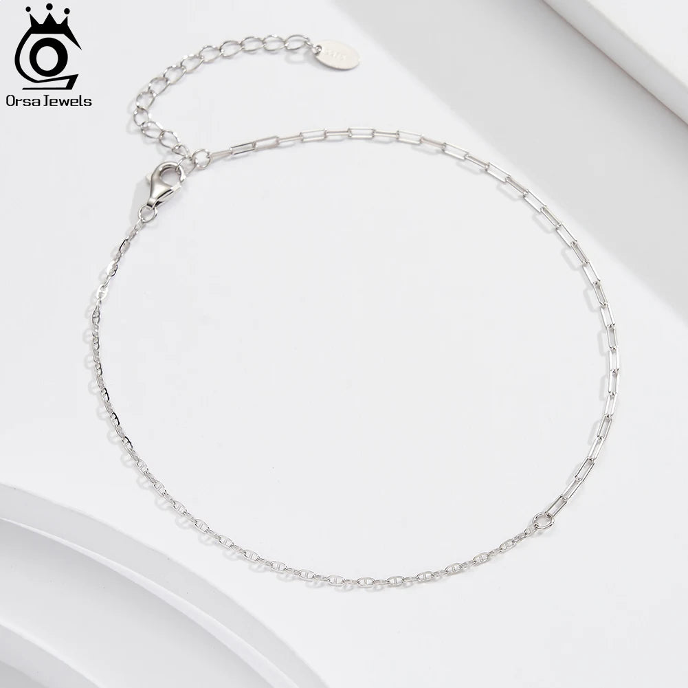 Elegante Silber-Fußkette für Damen – Perfekt für jeden Anlass