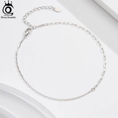 Elegante Silber-Fußkette für Damen – Perfekt für jeden Anlass