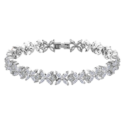 Strahlende Eleganz – Armband mit funkelnden Zirkonia-Steinen