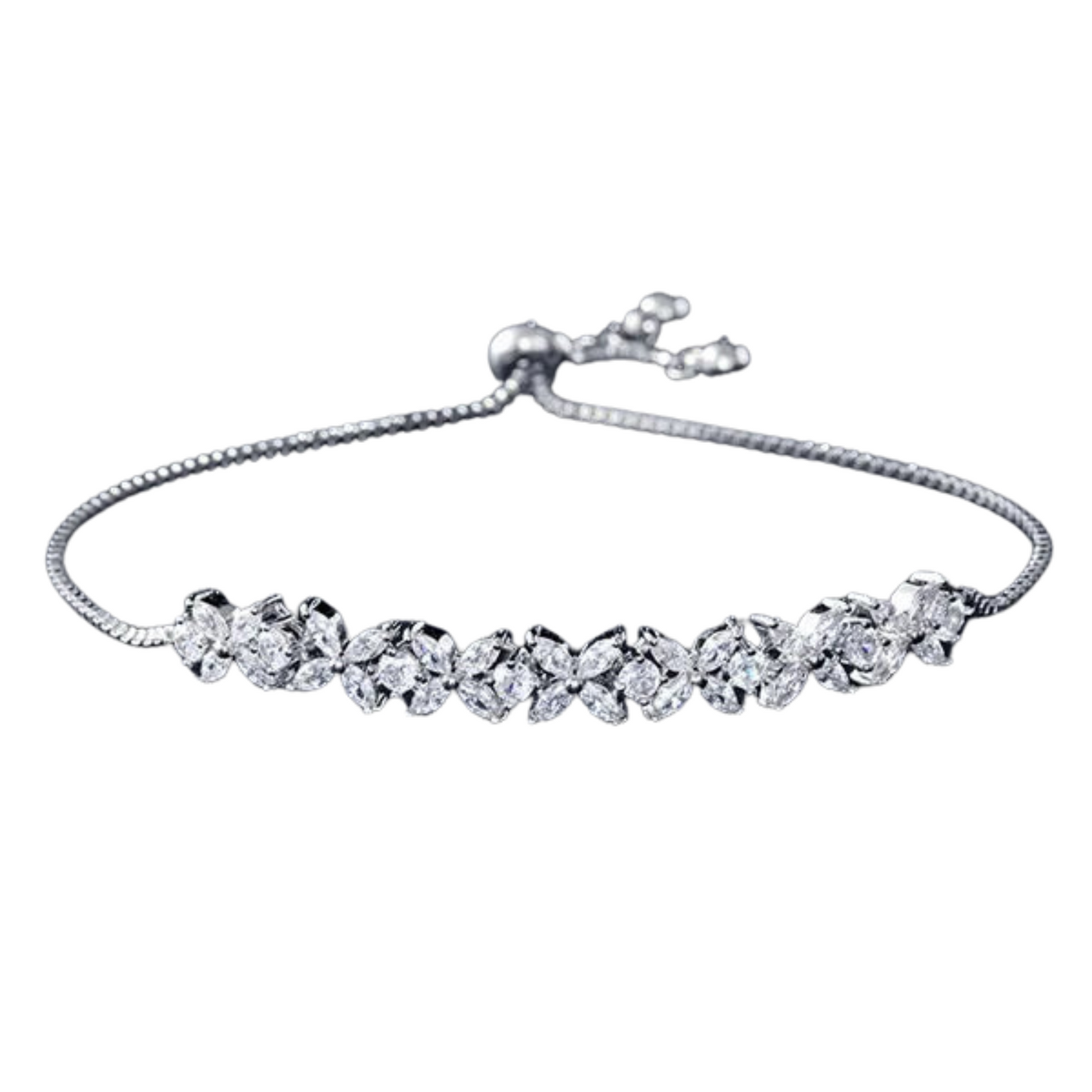 Strahlende Eleganz – Armband mit funkelnden Zirkonia-Steinen