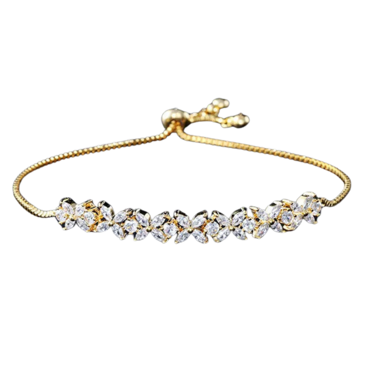 Strahlende Eleganz – Armband mit funkelnden Zirkonia-Steinen