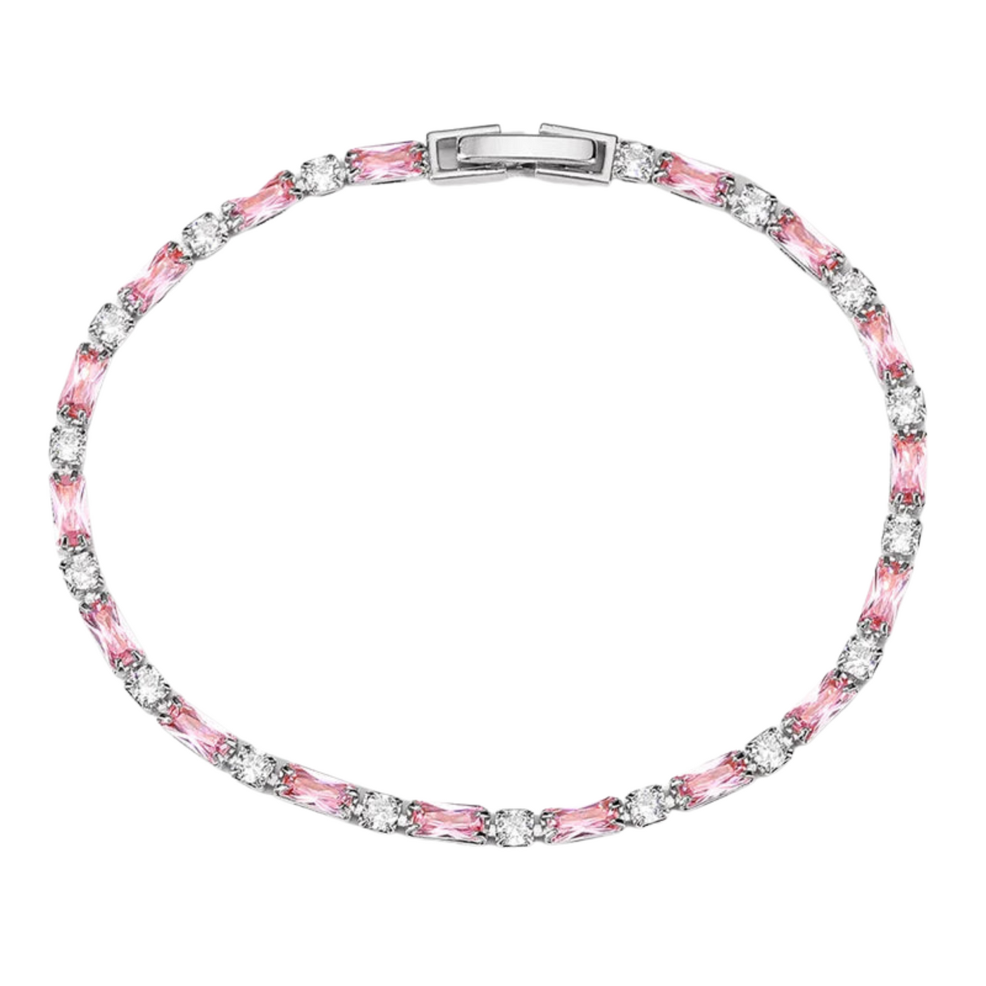 Tennisarmband mit funkelnden Zirkonia-Steinen