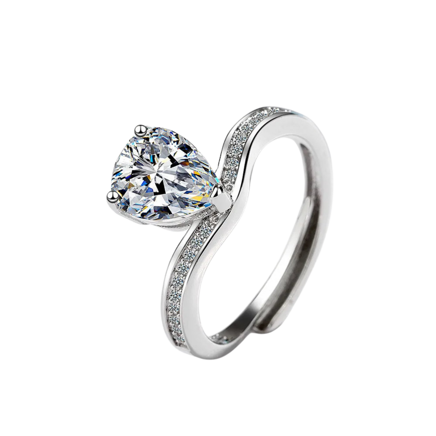 925 Sterling Silber Verlobungsring – Funkelnde Eleganz für besondere Momente