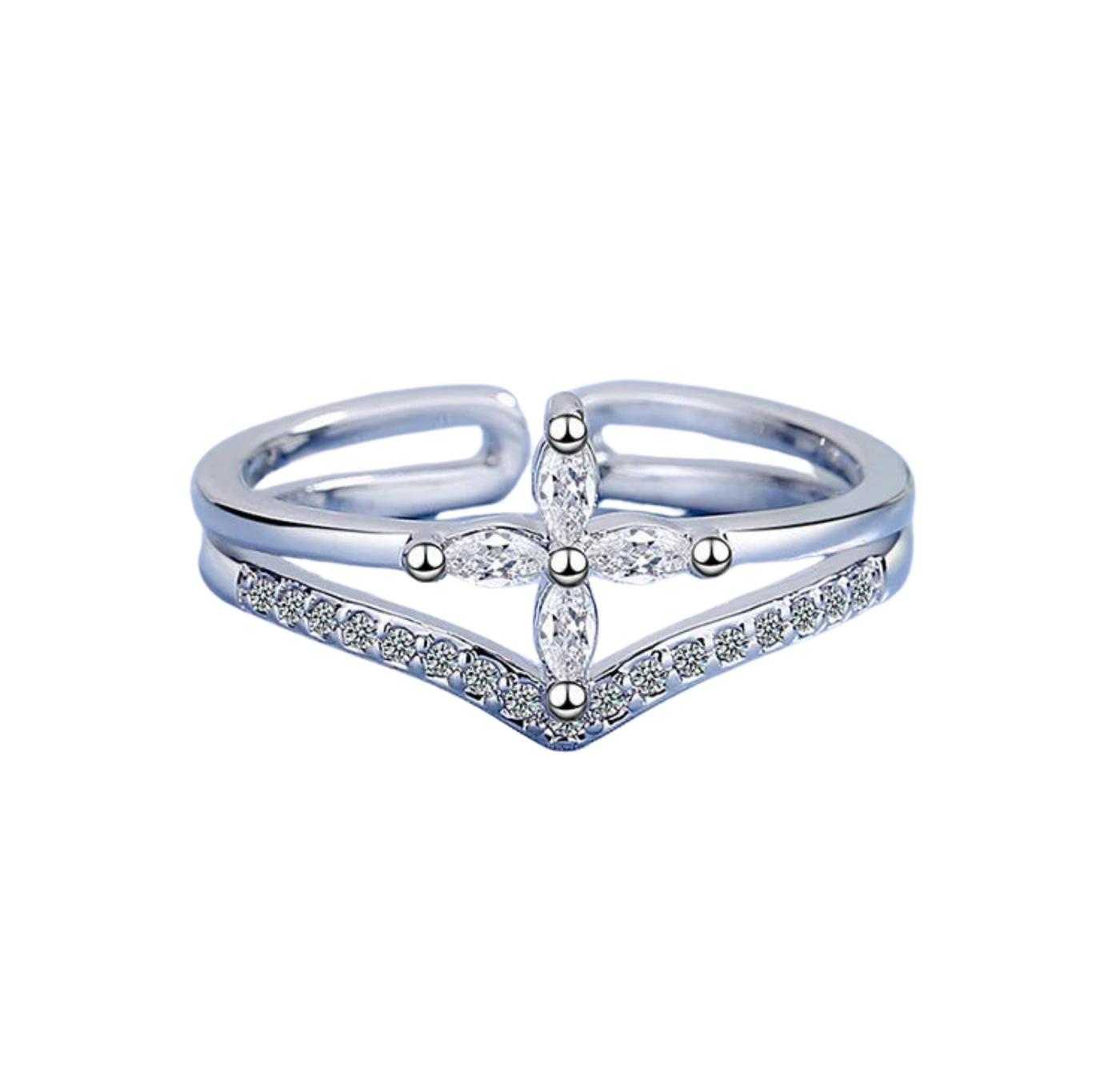 925 Sterling Silber Verlobungsring – Funkelnde Eleganz für besondere Momente