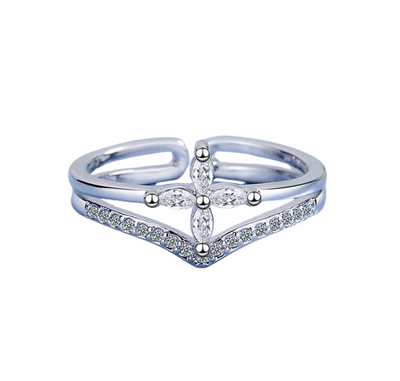 925 Sterling Silber Verlobungsring – Funkelnde Eleganz für besondere Momente